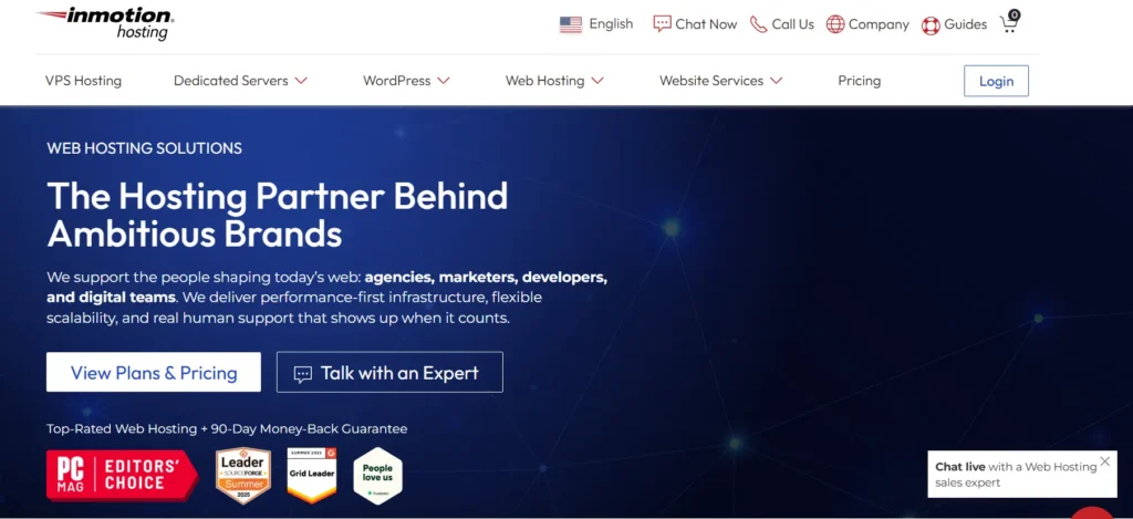 InMotion Hosting Best Web Hosting Overview Jadirectives