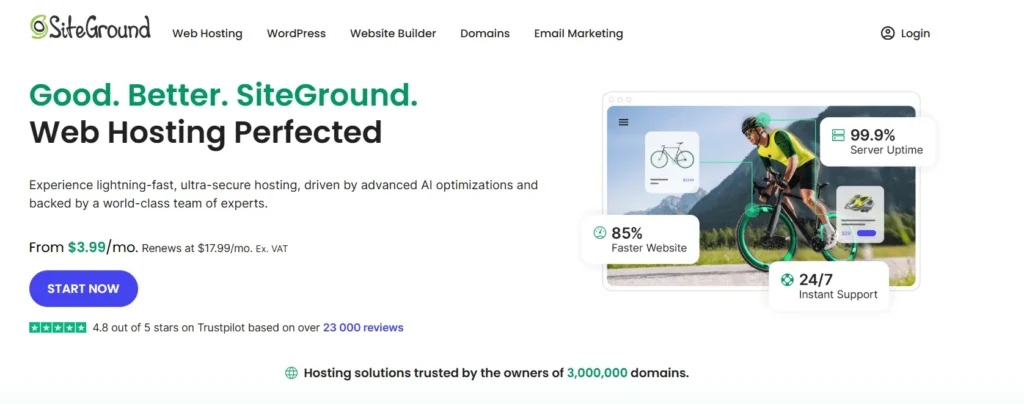 SiteGround Best Web Hosting Rating Jadirectives