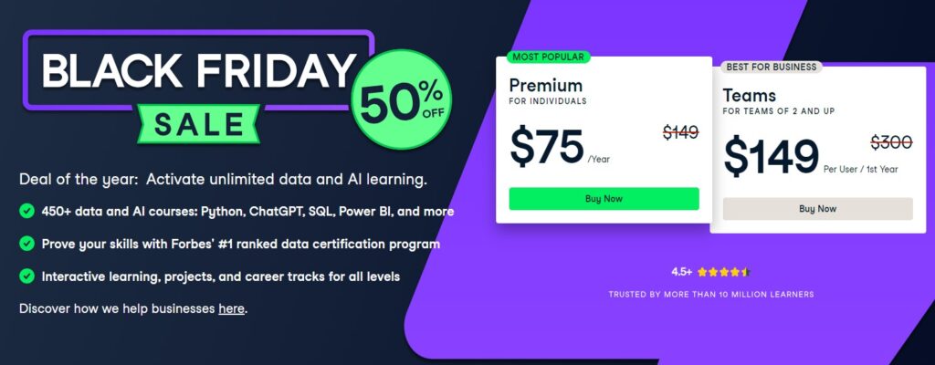 Black Friday Datacamp 