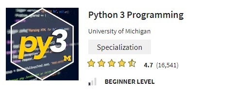 black friday deals Python 3 Programming coursera
