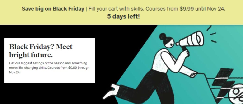 Black Friday Udemy 