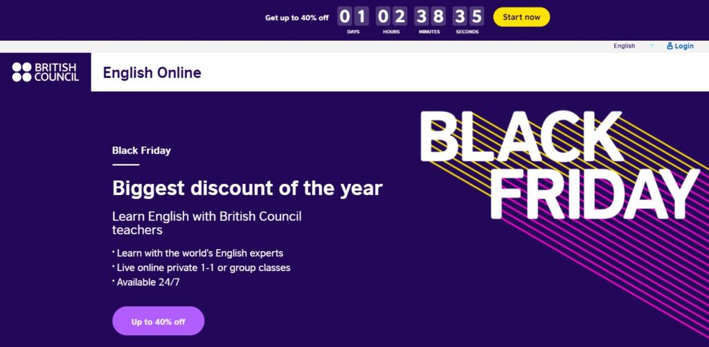 black friday british council 